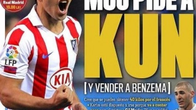 Моуриньо иска Агуеро на “Бернабеу”