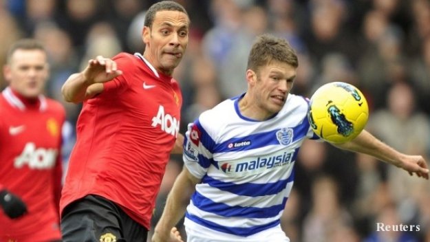 Манчестър Юнайтед превзе &quot;Лофтъс Роуд&quot; и оглави класирането в Англия