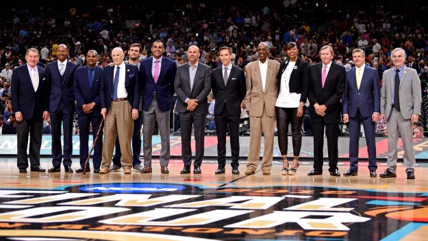 Кид, Неш, Алън и Грант Хил в Залата на Славата