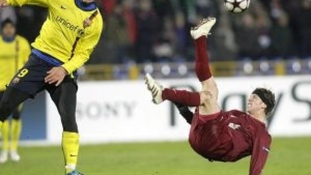ВИДЕО: Рубин - Барселона 0:0