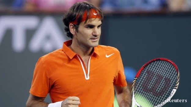 Роджър Федерер на 1/4-финал в Индиън Уелс