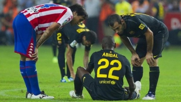 И Абидал с травма за каталунците