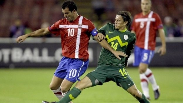 Сърбия и Словения пак не се победиха в югобитката - 1:1