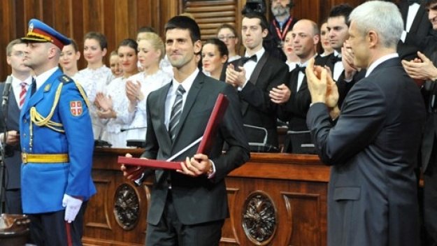 Новак Джокович с държавно отличие първа степен на връх сръбския национален празник