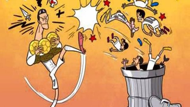 Как Роналдо изрита съотборниците си на боклука + ГАЛЕРИЯ