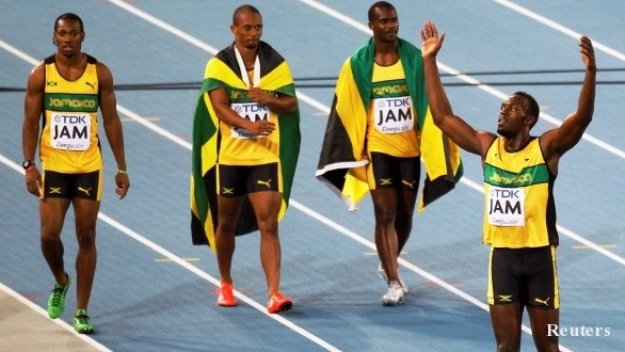 Ямайка водена от Юсейн Болт счупи рекорда на 4 по 100 метра