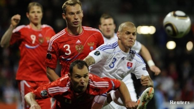 Русия почти се класира за еврофиналите след успех над Словакия