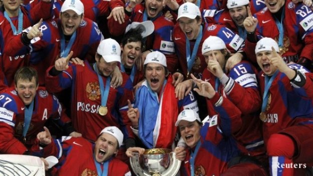 Русия отново е на световния хокеен връх