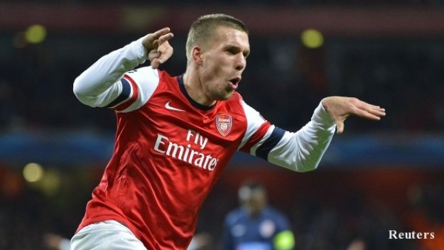 Юве вади 15 милиона паунда за Подолски през лятото