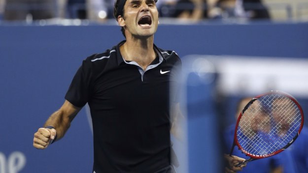 Изумителен обрат изстреля Федерер на 1/2-финал в Ню Йорк