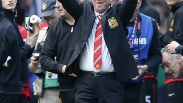 Голово шоу в последния мач на Фъргюсън