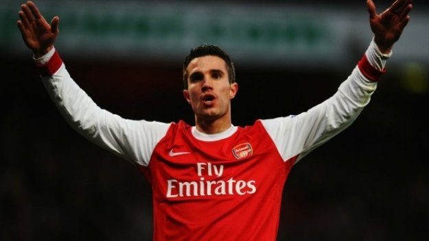 Ван Перси с хеттрик за Арсенал