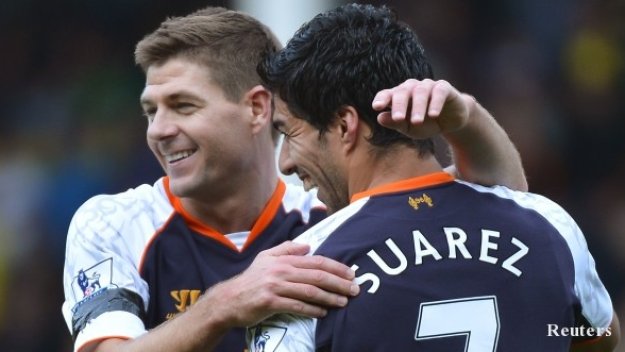 Луис Суарес унищожи Норич