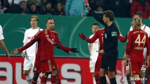 Рибери изгоря за два мача