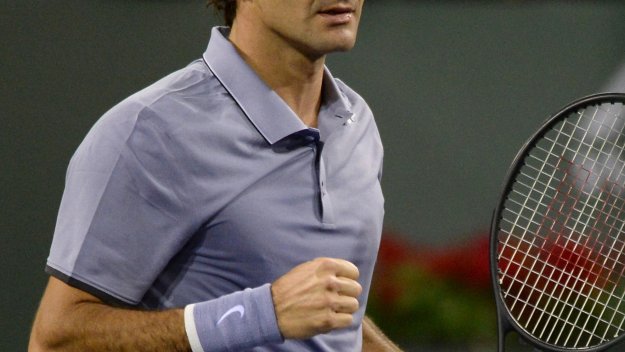 Страхотен Федерер отвя Хаас и е на 1/4-финал в Индиън Уелс