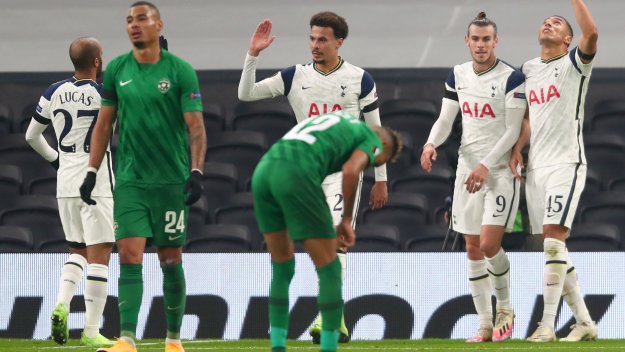 Лудогорец се размина само с четрири гола от Тотнъм