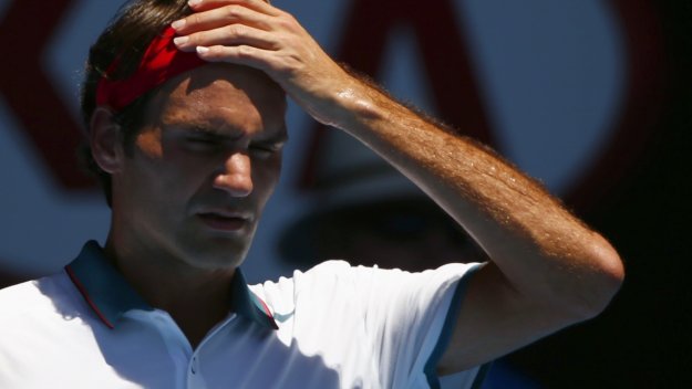 Роджър Федерер ознаменува с победа рекордното си участие на турнири от "Големия шлем"