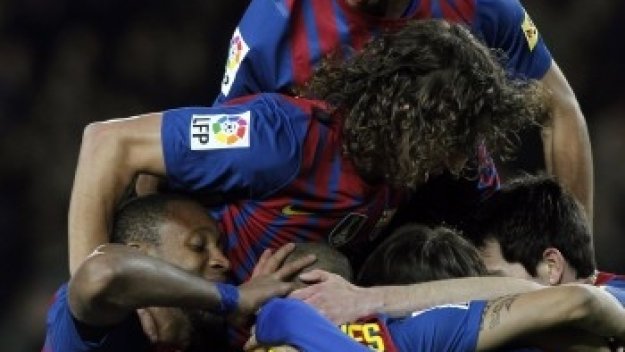 Барса спечели последните си 7 мача със Сарагоса
