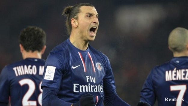 Ибрахимович изригна с три гола срещу Валансиен