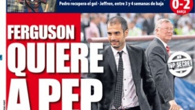 Фърги набелязал Гуардиола за свой наследник