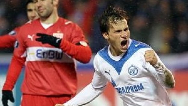 Зенит надви 2:1 Щутгарт в калта