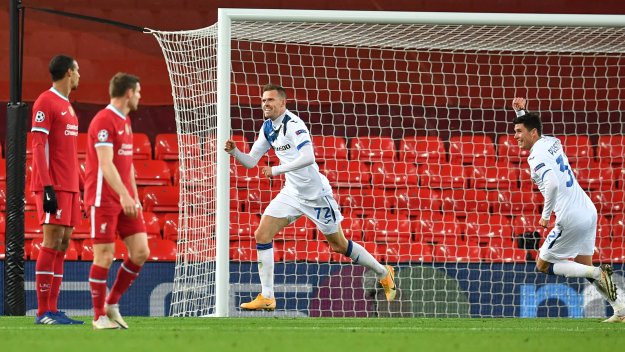 Аталанта спъна Ливърпул насред "Анфийлд"