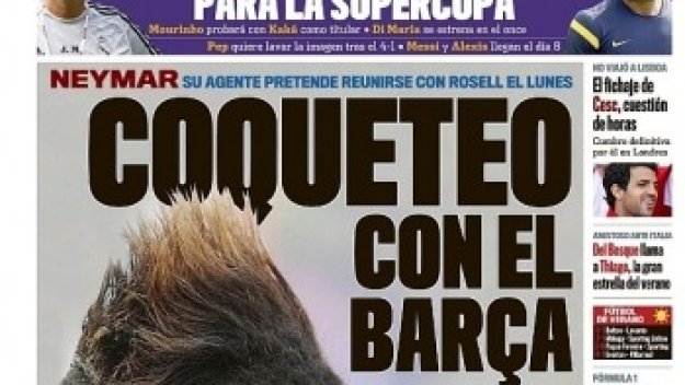 “Марка”: Неймар флиртува с Барса