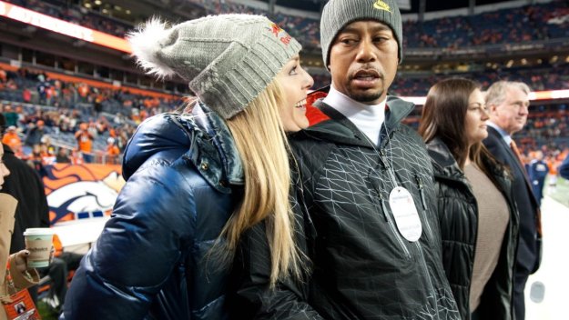 Линдзи се пуска на тренировката в Лейк Луис