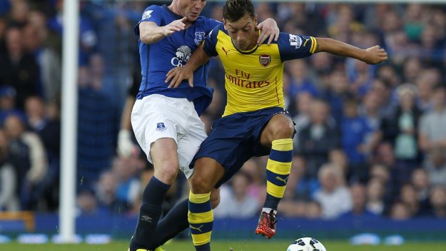 Арсенал измъкна драматично равенство от Евертън