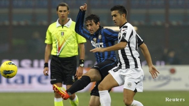 Удинезе би Интер и се изравни с Милан на върха