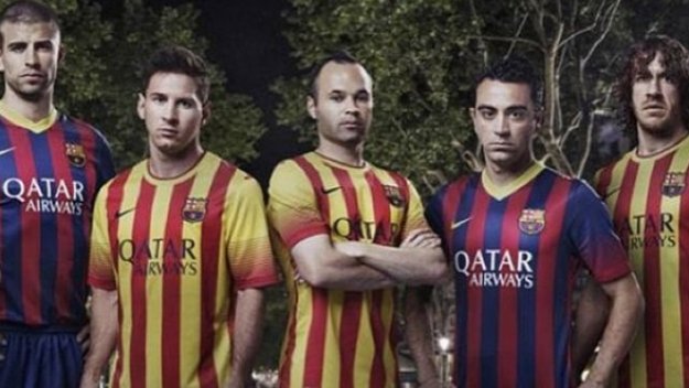 Барса махна Тиаго от снимката с новите екипи