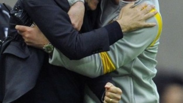 Дейвид Плат с гол-красавец на тренировка на Ман Сити + ВИДЕО