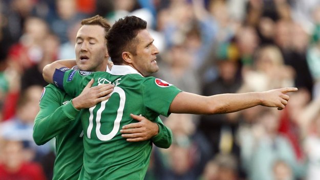 Ирландия размаза Гибралтар, Кийн с хеттрик