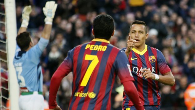 Педро и Алексис продължават да заместват Меси