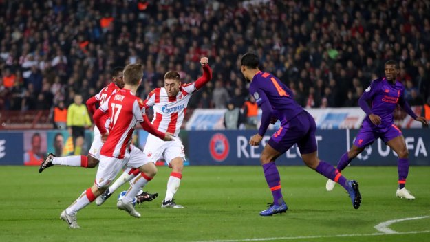 Шамар за Ливърпул насред Белград! Звезда би с 2:0