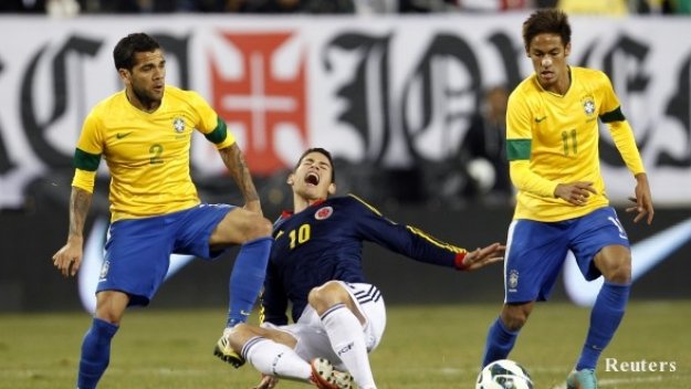 Колумбия развали юбилея на Бразилия + ВИДЕО 