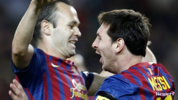Иниеста се върна с две асистенции за Барса